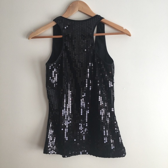 Black sequin tank - Picture 3 of 3